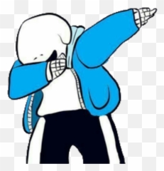Dab Meme Sans Sanstheskeleton Sticker - Sans Dab Emoji,Dab Emoji Meme