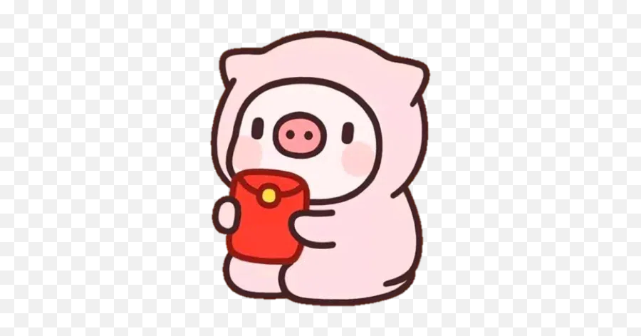 Pig Sticker Pack - Stickers Cloud Emoji,Pig Kawaaii Emoticon