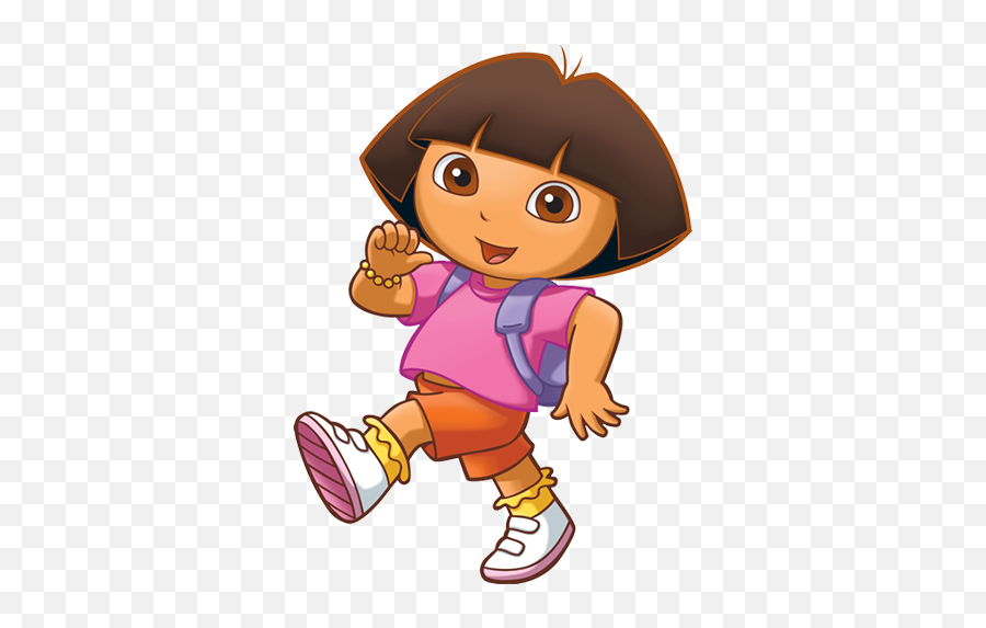 School Pet Kiss Cartoon - Dora The Explorer Hd Emoji,Emoji Movie Kisscartoon