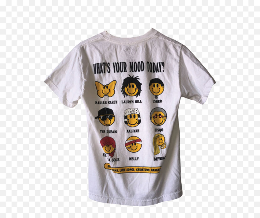 Chinatown Market Ru0026b Mood Tee U2013 Ntwrk Emoji,Print Ad That Uses Happy Emotion