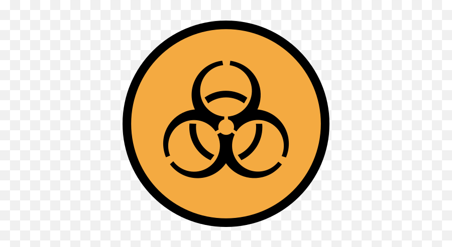 Biohazard Emoji - Nuclear Warning Sign,Toxic Emoji