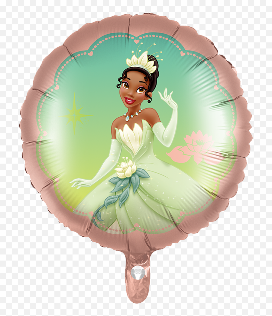 Princess Tiana Themed Foil Balloon - Disney Emoji,Hula Dancer Emoji