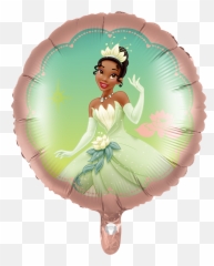 Princess Tiana Themed Foil Balloon - Disney Emoji,Hula Dancer Emoji