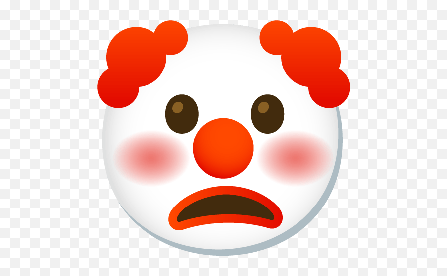 Clown Face Emoji - Android Clown Emoji,Android Emoji