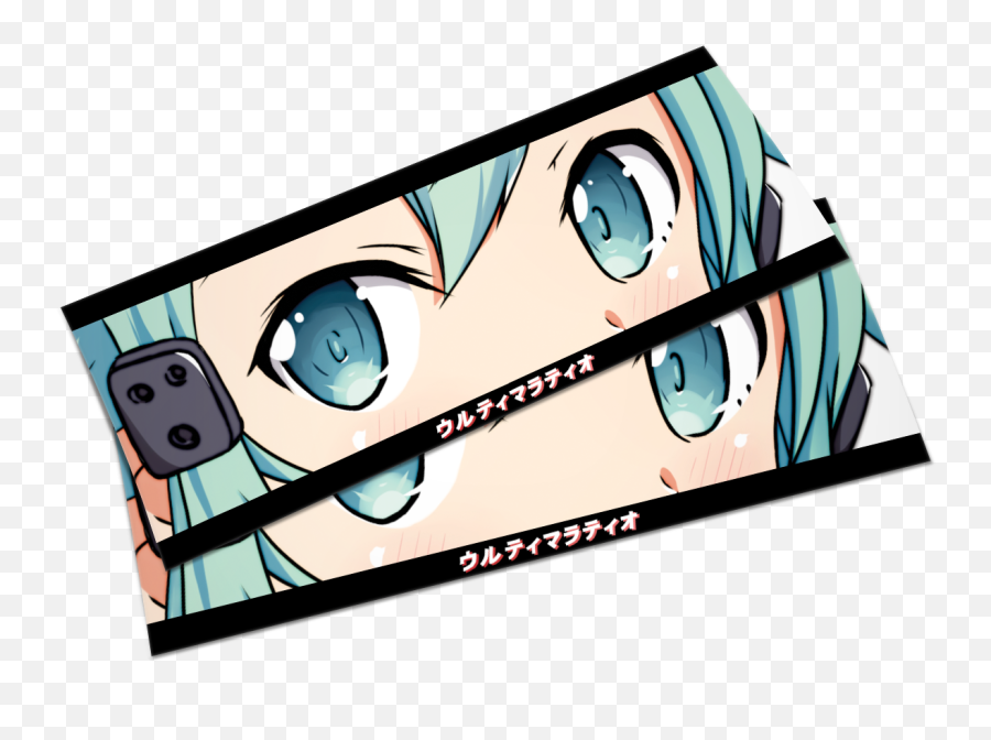 Sinon Eyes Slap - Clip Art Emoji,Head Slap Emoji