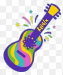 Brazilian Carnival Stickers For Whatsapp - Hybrid Guitar Emoji,Carnival Emoji 2