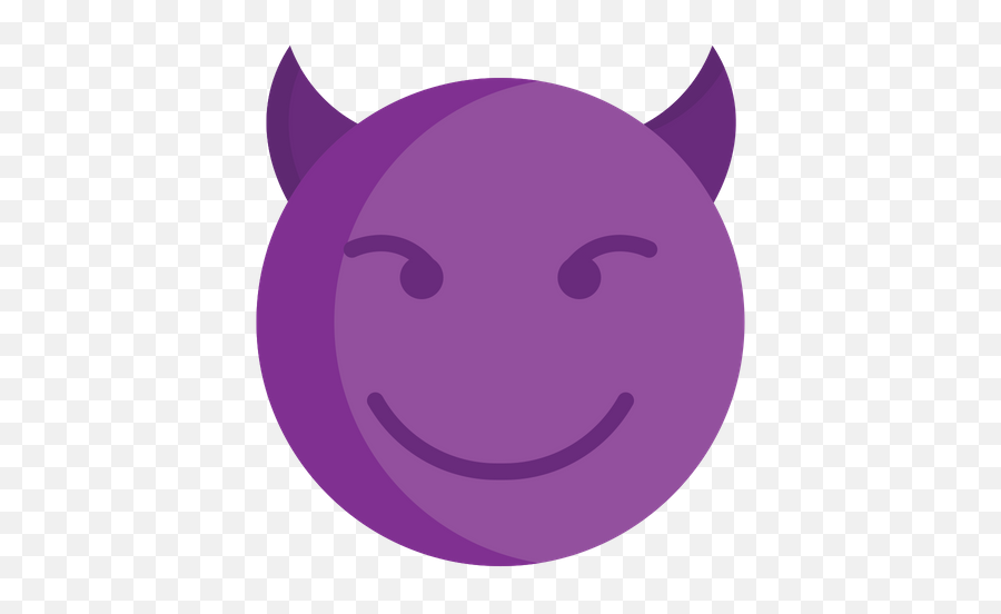 Smiling Face With Horns Emoji Icon Of - Happy,Monocle Emoji
