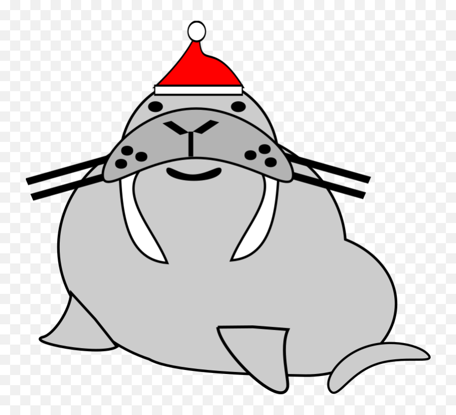 Itu0027s Beginning To Look A Lot Like Christmas - Santa Walrus Emoji,Mansplaining Emoji