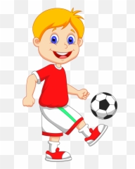 110 Ideas - Cartoon Image Of Boy Playing Emoji,Fotball Emoji