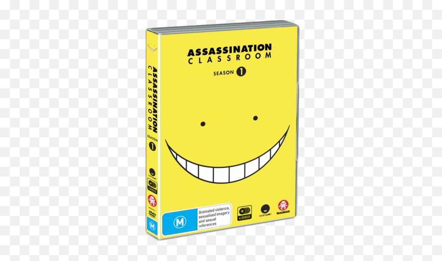 Assassination Classroom Season 1 Dvd - Wide Grin Emoji,Emoticons Yu Gi Oh