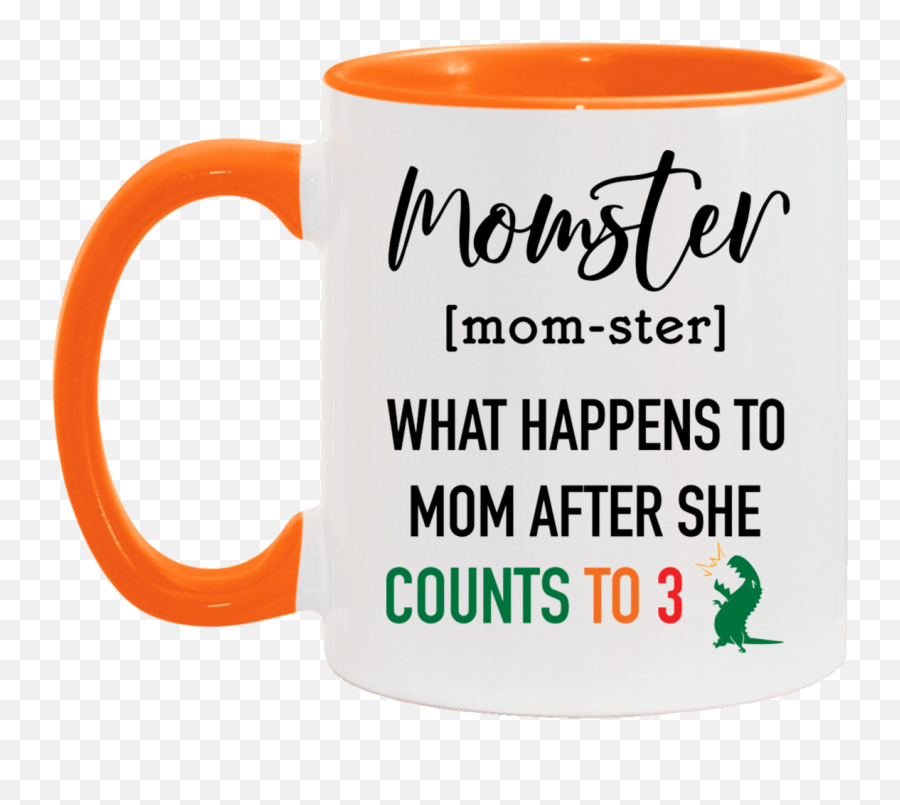 Momster Accent Coffee Mug 11 Oz Motheru2019s Day Gifts Birthday Gifts For Mom Best Gifts For Mom Happy Motheru2019s Day Gifts - The Wholesale Tshirts Co Emoji,Cow And Coffee Cup Emoji