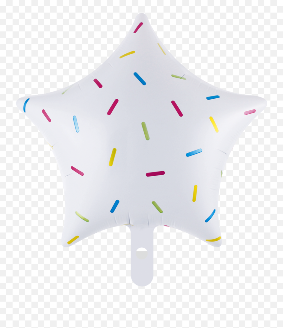 Candy Themed Star Shaped Foil Balloon - Dot Emoji,Emoji Candy Table