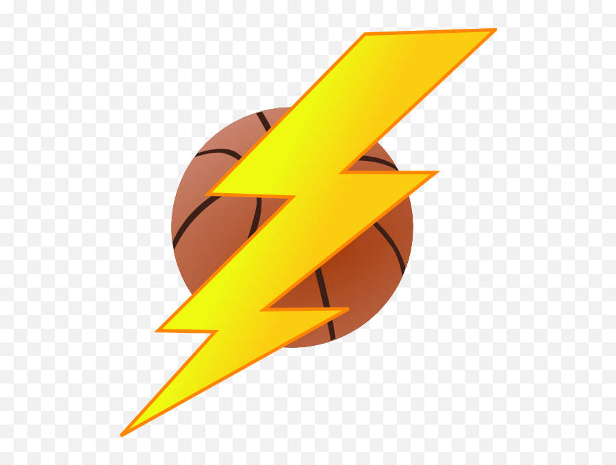 Lightning Clipart Clip Art Lightning Clip Art Transparent - Basketball Thunder Logo Design Emoji,Emoji Blitz Lightning Bolt