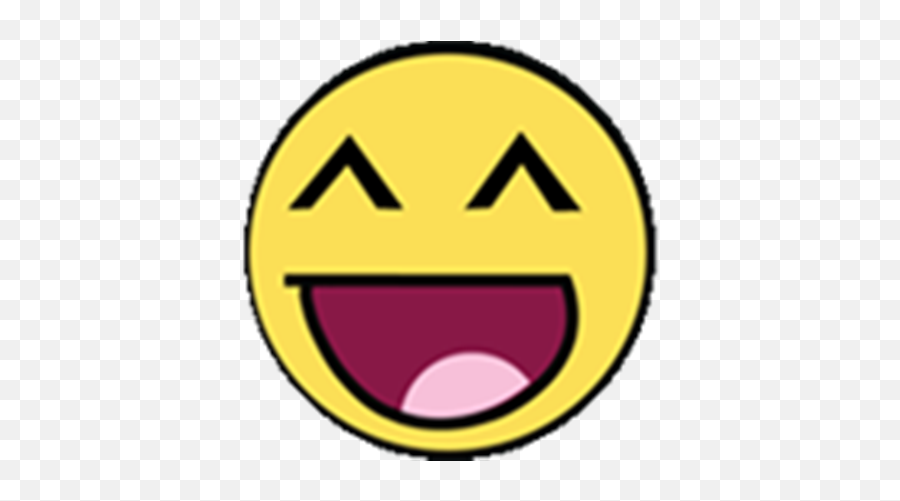 Roflmao Awesome - Public Domain Smiley Face Emoji,Rolfmao Emoji