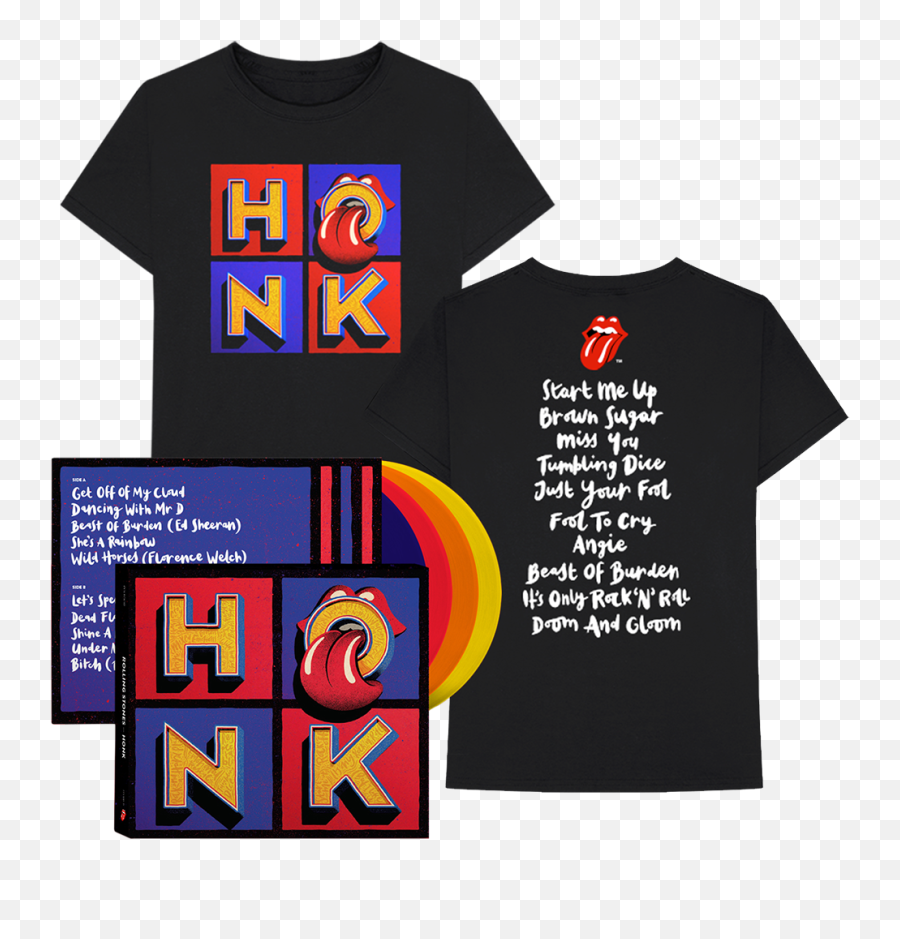 T - Rolling Stones Honk Vinyl Deluxe Emoji,The Rolling Stones Mixed Emotions Iv
