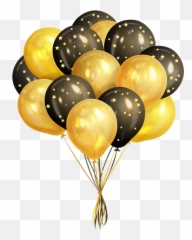 About Us - Paradise Event Golden Black Balloons Png Emoji,Balloon Column Emoji