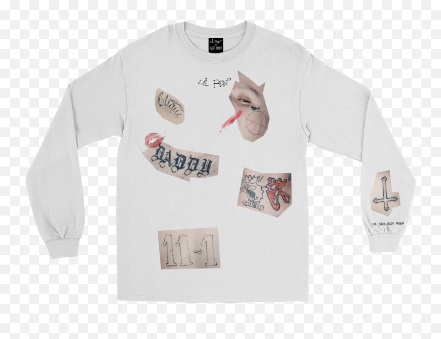 Lil Peep X Sus Boy Limited Edition - Hyv Lil Peep Emoji,Biys Graphic Emoji Long Sleeves