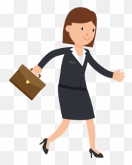 Transparent Walking Clipart - Woman Walking Clipart Png Emoji,Ca Rtoon Girl Stamding Emotions