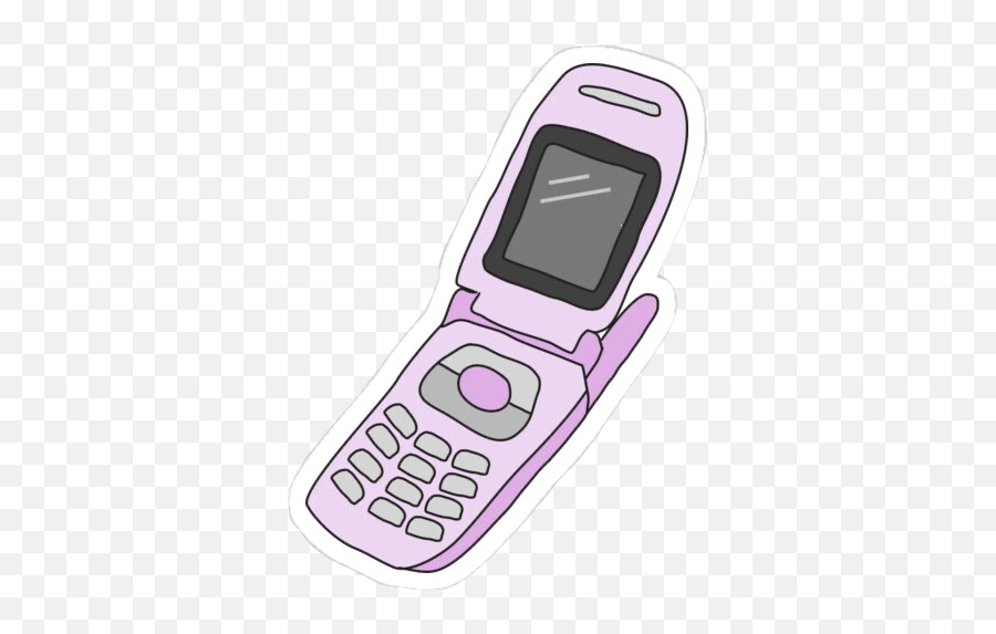 Flipphone Phone Phoneaesthetic Sticker - Girly Emoji,Flipphone That Can Receive Emojis