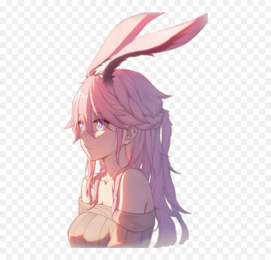 Anime Manga Bunny Girl Sticker - Honkai Impact Sakura Fanart Emoji,Bunmy.girl Emojis