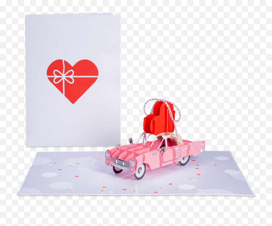 Love Car Pop Up Card - Personalized Note 3 Emoji,Toy Car Emojis