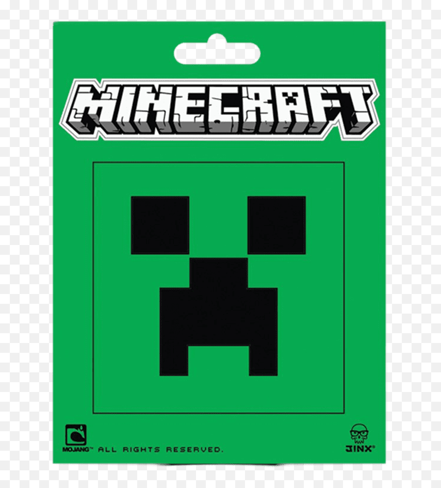 Minecraft Creeper Face Sticker - Creeper Face Emoji,Minecraft Different Faces Emotions And Talking