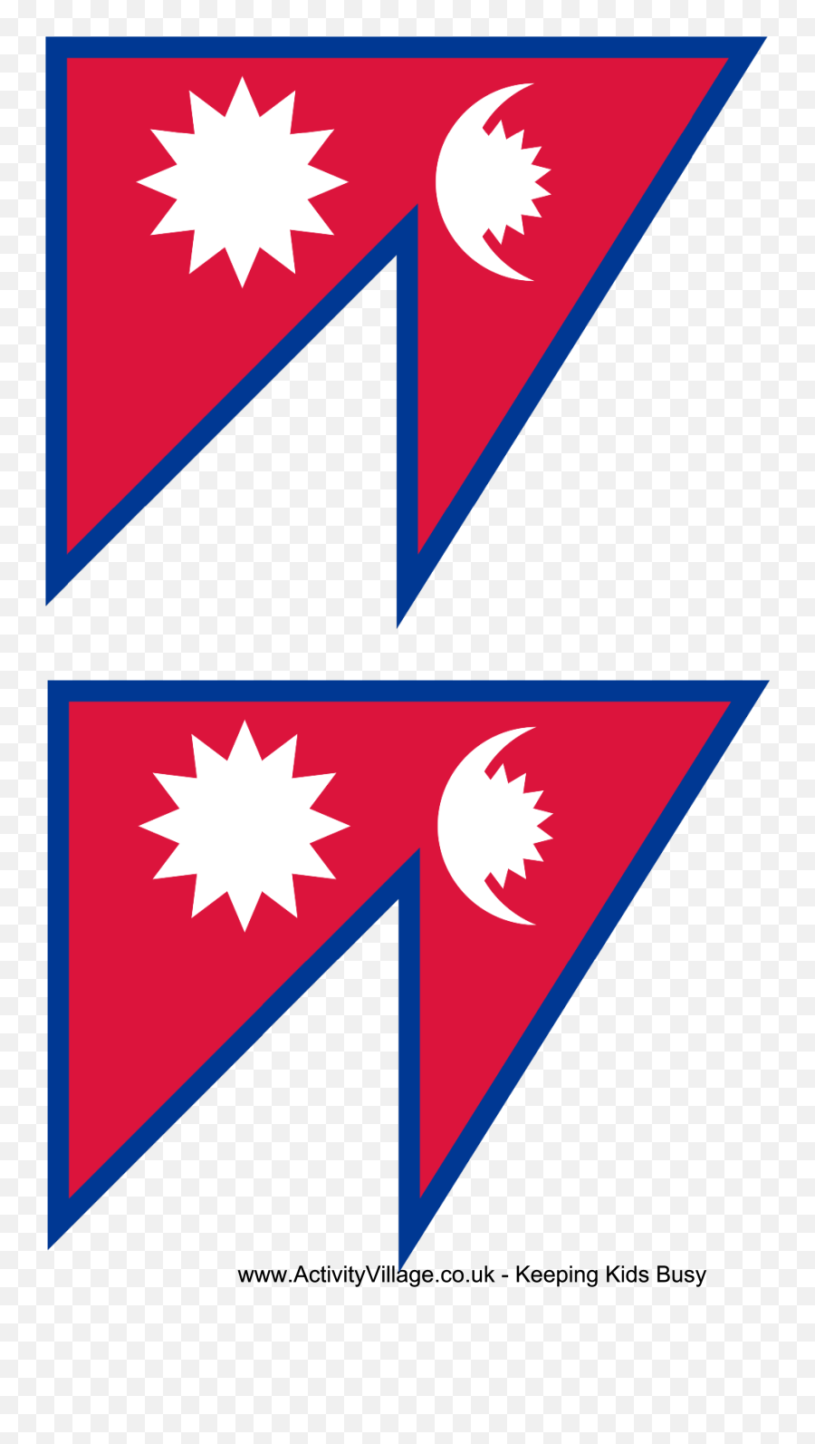 Télécharger Gratuit Nepal Flag Emoji,Country Flags Emojis Sheet Printable