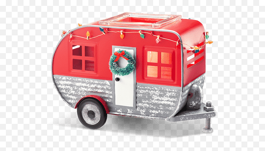 Christmas Camper Rv Scentsy Warmer - Scentsy Christmas Camper Emoji,Toyed Emotions Trailer