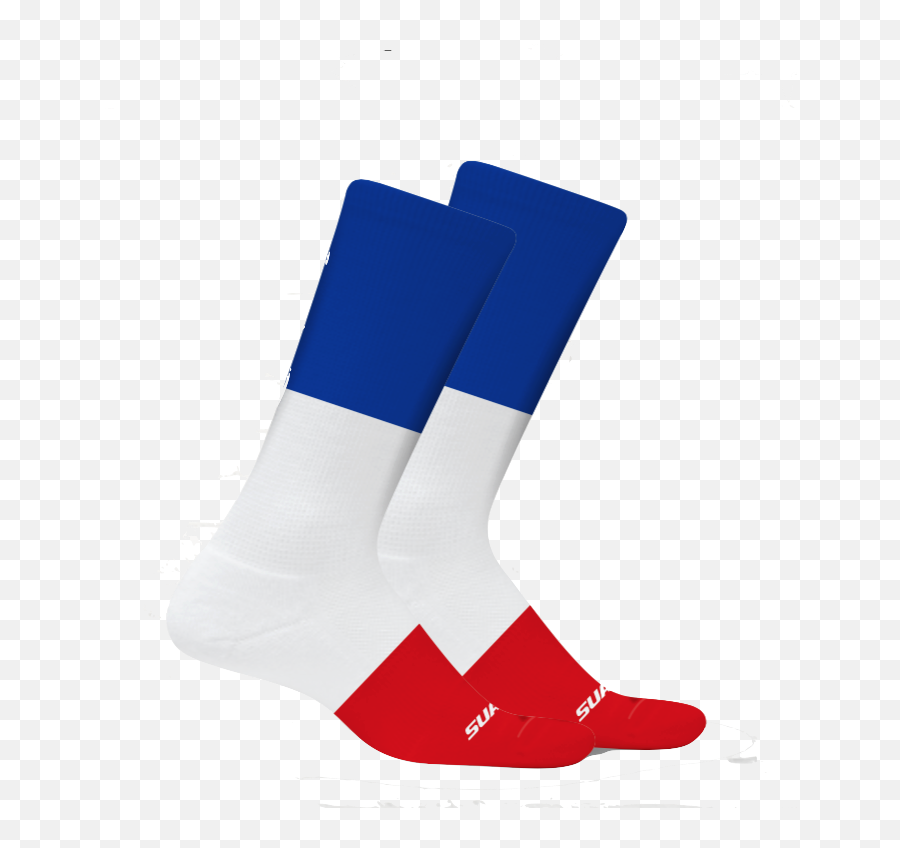 Le Drapeau Tour De France Commemorative Cycling Socks In Bluewhitered - French Flag Socks Emoji,Drapeau Facebook Emoticons