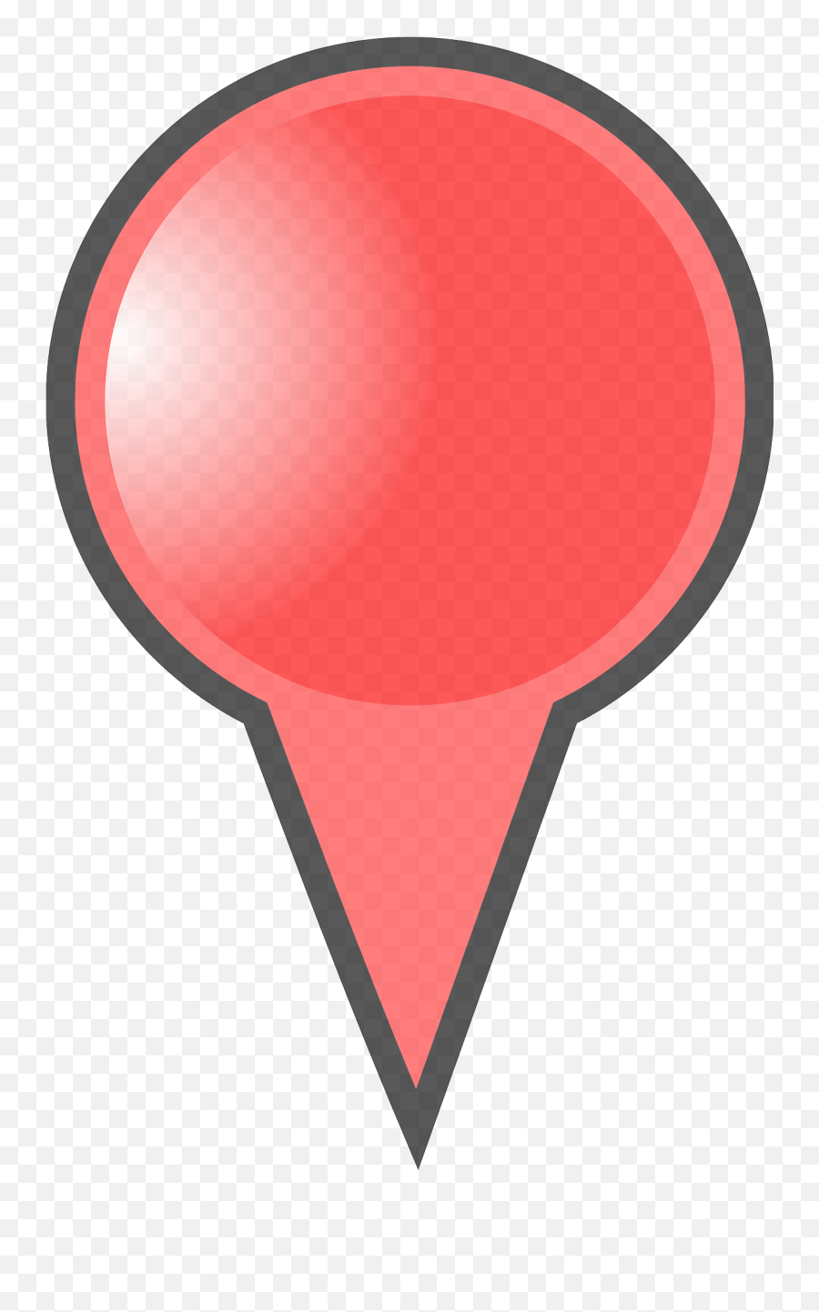 Red Map Marker Clipart - Map Marker Clipart Emoji,Map Pin Emoji