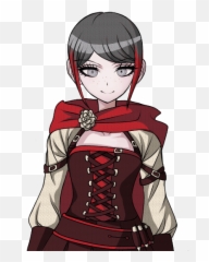 Mukuro Ikusaba As Ruby Rose From Rwby Danganronpa - Mukuro Sprite Edit Emoji,Food Doodle Emotions Cutee
