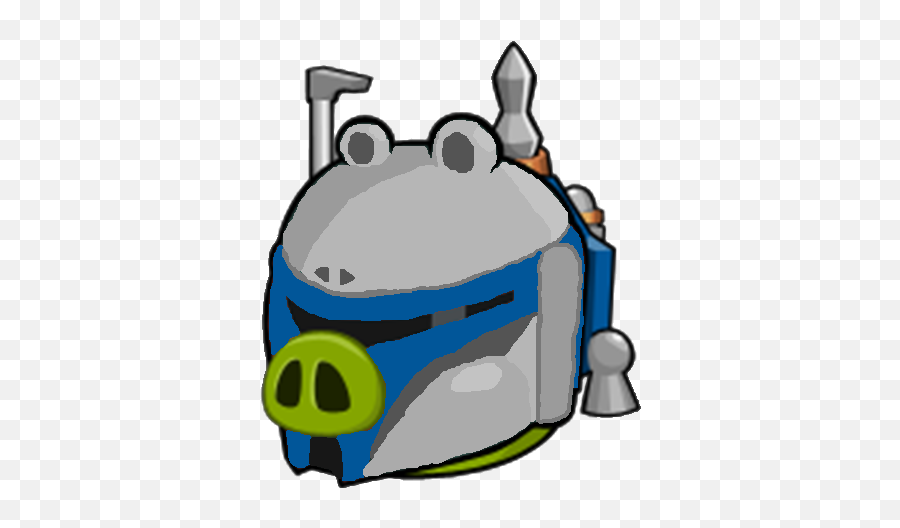 Jango Fett Pig - Angry Birds Boba Fett 385x451 Png Angry Birds Star Wars 2 Boba Fett Emoji,Boba Fett Emoticon Art