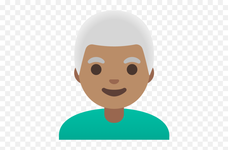 Man Medium Skin Tone White Hair Emoji - Download For Free,Apple Emoticons Bearded White Man