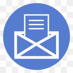 Election Letter Outline Icon Circle Blue Election Iconset Emoji,Blue Emoji With Letter