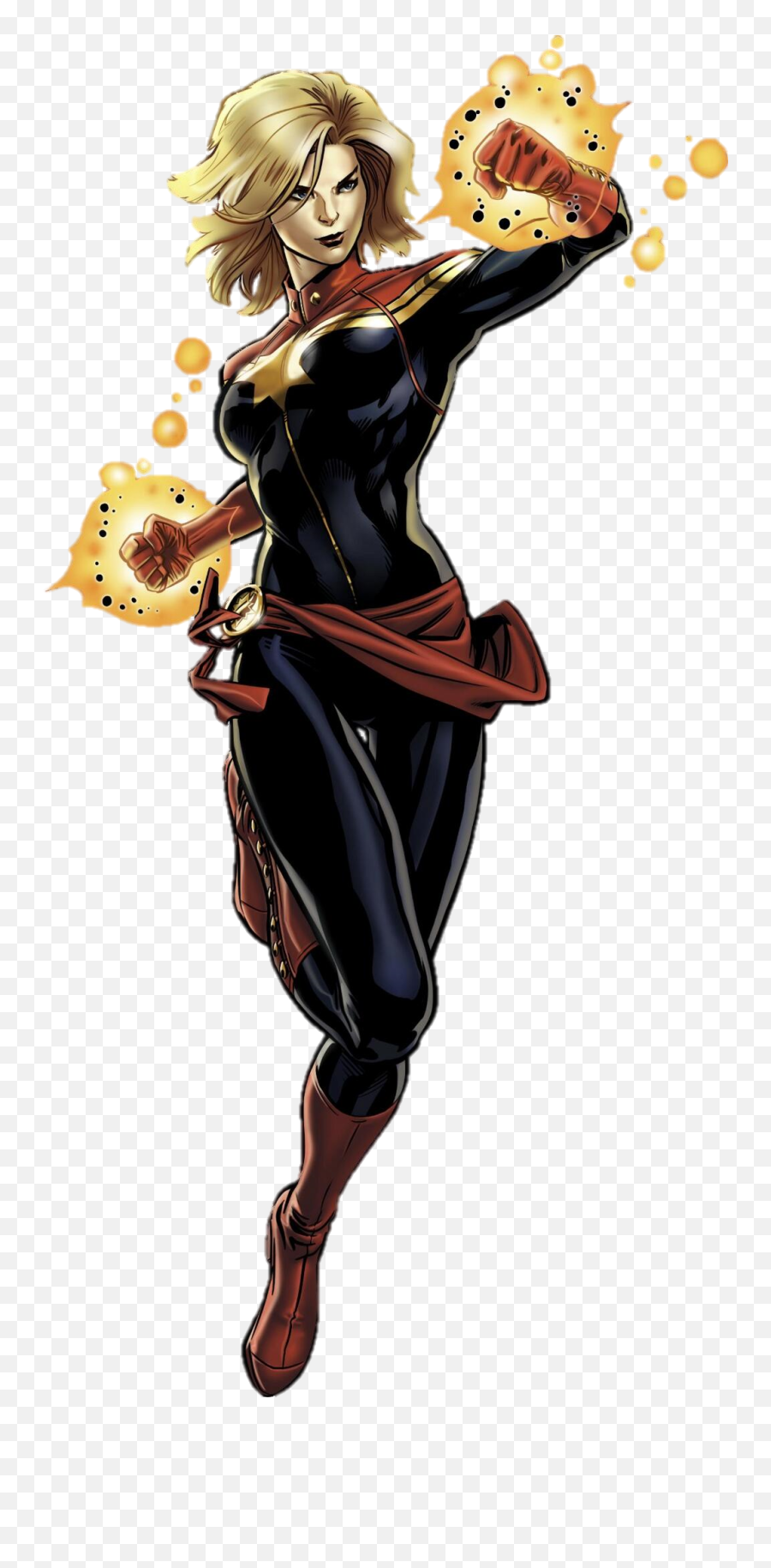 Download Captain Marvel Transparent Background Hq Png Image - Captain Marvel Art Png Emoji,Captain Marvel Emoji