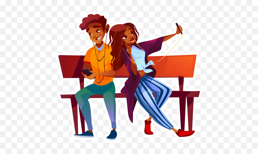 Selfie By Marcossoft - Sticker Maker For Whatsapp Emoji,Cute Girl Selfie Emojis