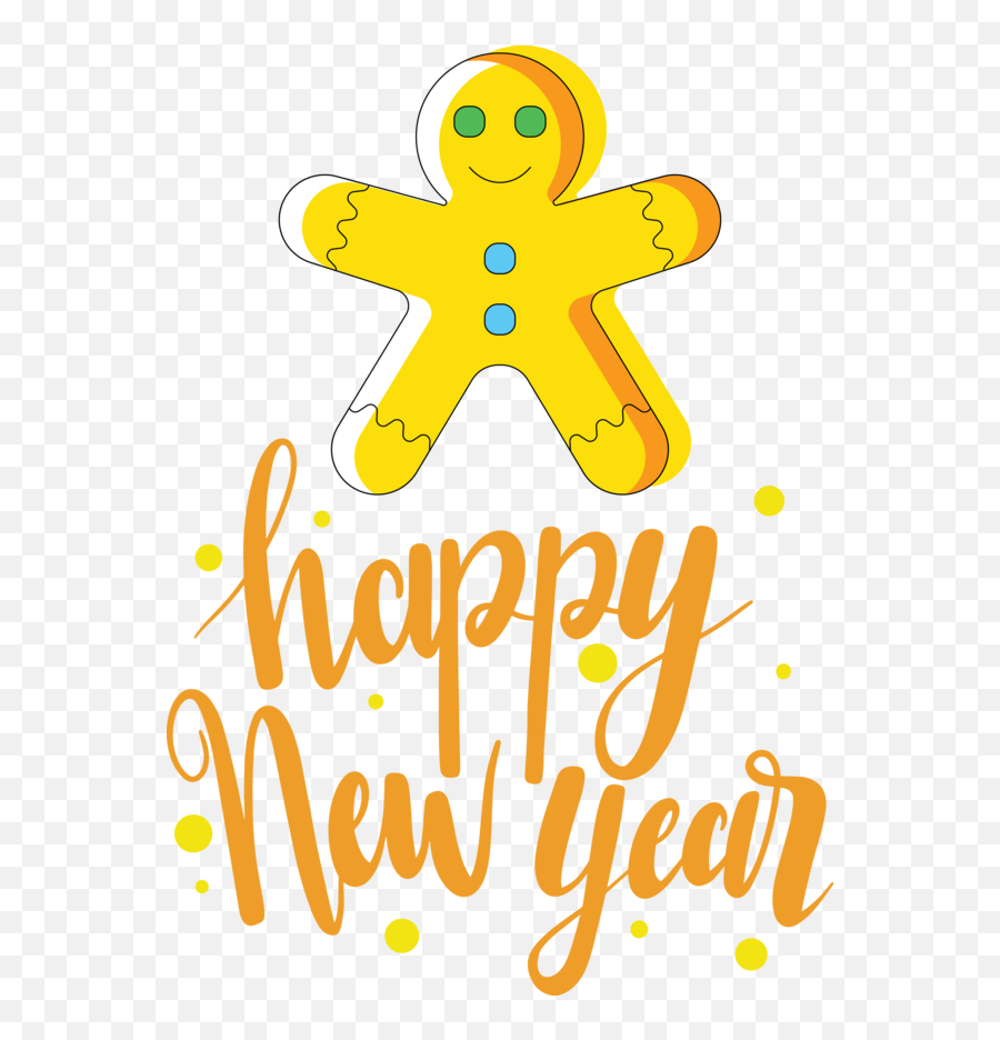 New Year Smiley Emoticon Logo For Happy - Dot Emoji,Happy Holiday Emoticon