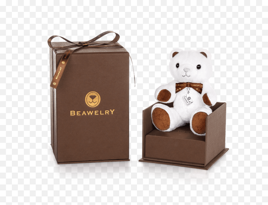 Mini Sparkle Beawelry Bear With A Ring Holder U0026 Silver Emoji,Sparkly Emotion
