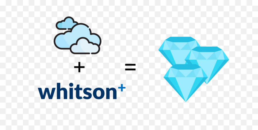 Whitson In The Cloud With Diamonds - Whitson Emoji,Blue Diamond Emoji