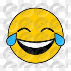 Laughing Picture For Classroom Therapy Use - Great Emoji,Laughing Emoji Font