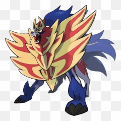 Zamazenta Growling Pose Render Pokemon Sword And Shield Emoji,Sword Emoji Png