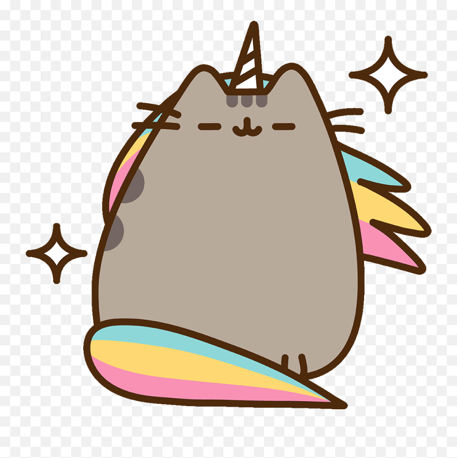 Sparkle Unicorn Sticker By Pusheen For - Pusheen Unicorn Emoji,Unicorn Emojis For Android