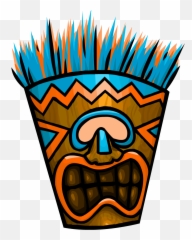 Mask Clipart Paper Mask Paper - Transparent Tiki Mask Clip Art Emoji,Diy Emoji Mask