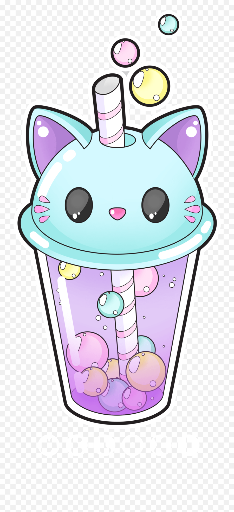 Kawaii Cat Wallpapers - Top Free Kawaii Cat Backgrounds Kawaii Cat Bubble Tea Emoji,Cute Cat Emoji
