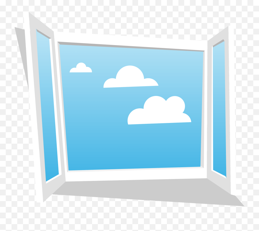 Open Window Clipart Free Download Transparent Png - Clip Art Emoji,Window Emoji