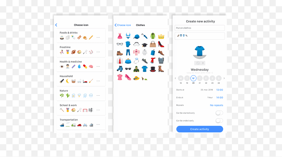 Tiimo App - Vertical Emoji,What Emoji Answers Variety 2
