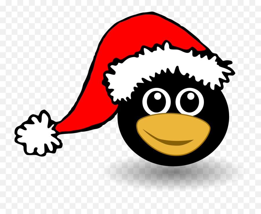 Penguin Tux Bird Happy Animal Png Picpng - Santa Claus Gif Png Emoji,Bird Emoticon