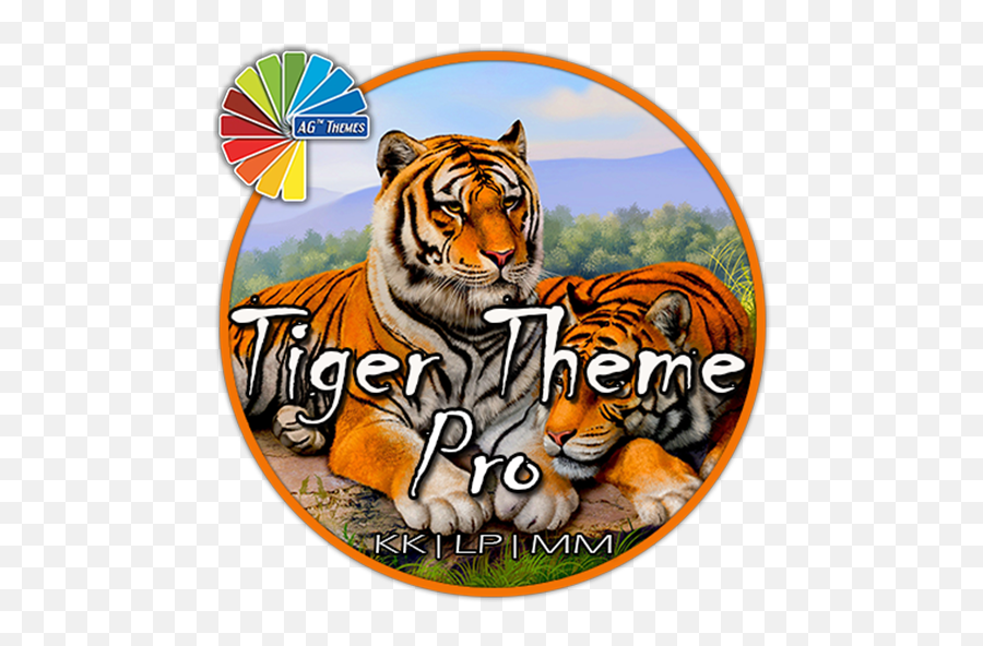 Tiger Theme Pro Ag Themes - Apps En Google Play Landscape With Tiger Painting Emoji,Android Kitkat Emoji Keyboard