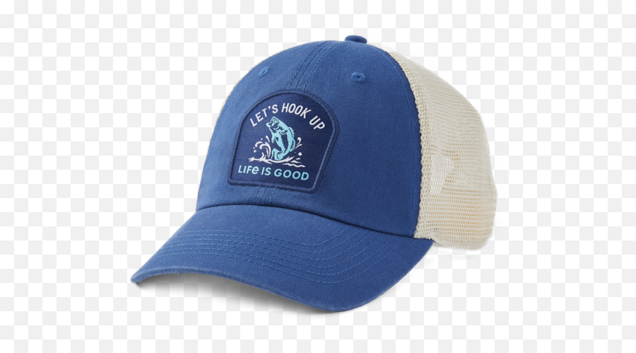 Hats Lets Hook Up Soft Mesh Back Cap - For Baseball Emoji,100 Emoji Cap