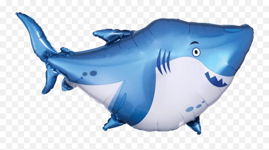 Shop Giant Shark Balloon Wide - Shark Balloon Emoji,Shark Emoji